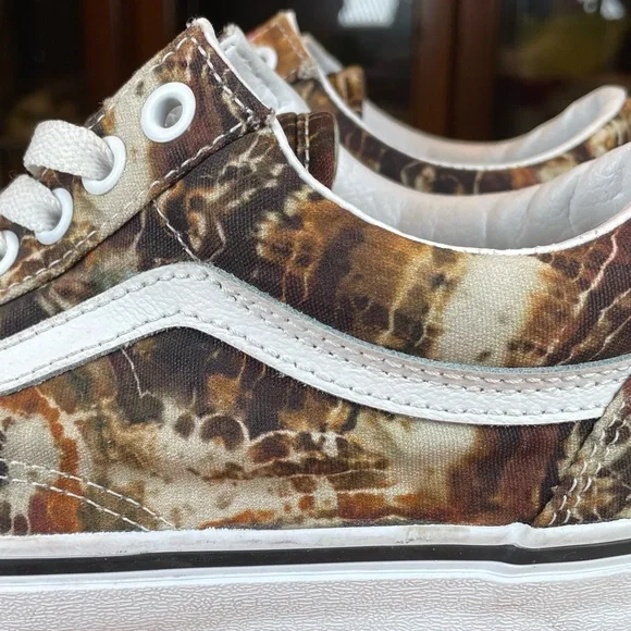 Vans Old Skool Tie-Dye Brown Colorway Sneakers - Picture 3 of 13